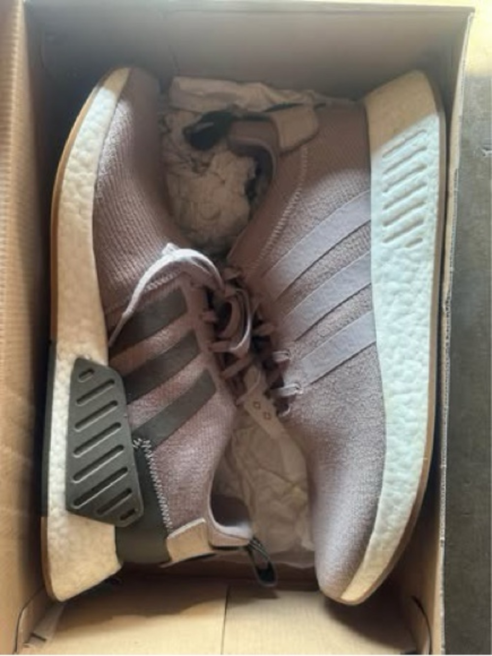 adidas Men's Athletic Shoes Tan / White